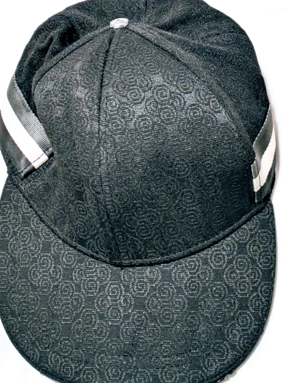 Paloche Black Patterned Men’s Baseball Cap